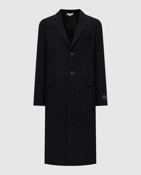 Sporty & Rich Black coat with wool OW04962326BA01