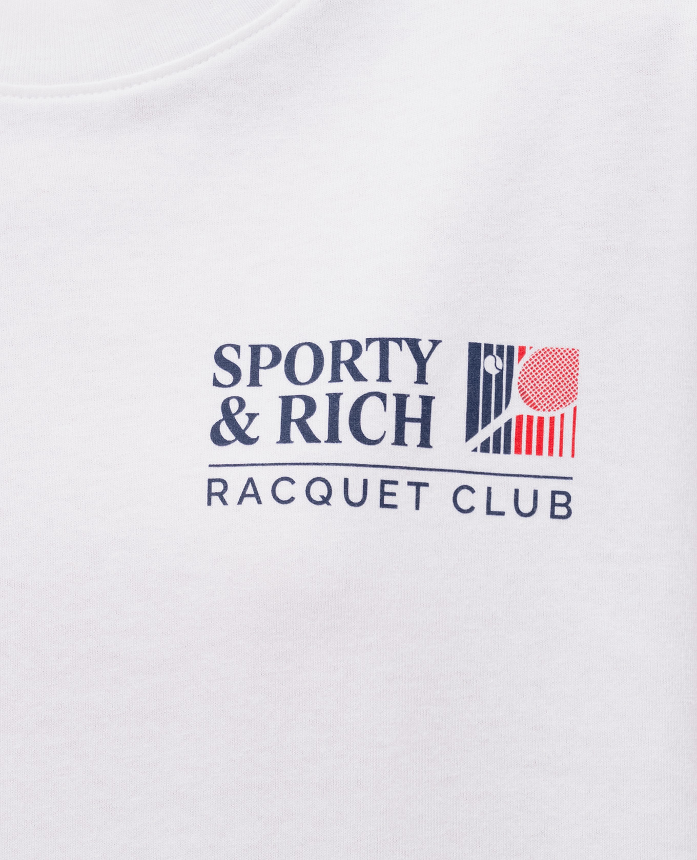 White T-shirt Promo Sporty & Rich 5