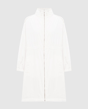 Peserico Ivory parka with branded patch S2500006953