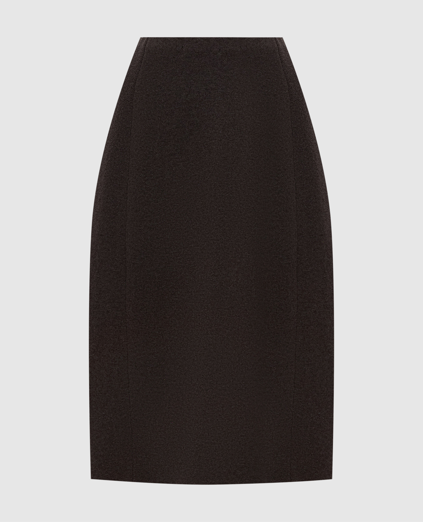 Brown skirt with wool and cashmere
