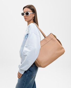 Gianni Chiarini Selena brown leather tote bag BS11773TKL