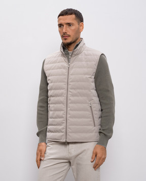 Brunello Cucinelli Beige down vest MM4791451