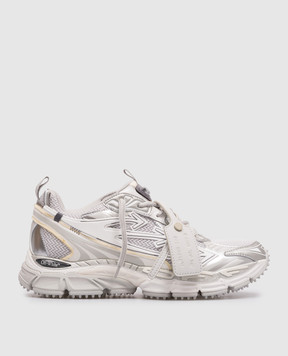 Off-White Be Right Back grey combination sneakers with textured logo OWIA289C99FAB001