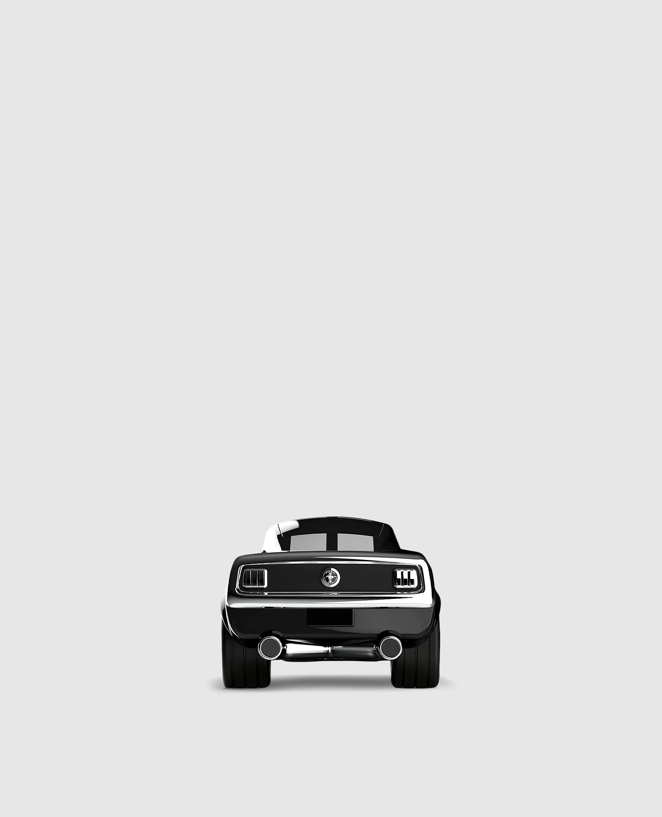 Souvenir black car Ford Mustang Baghera 4