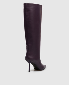 Le Silla Purple leather boots BELLA 4236C080BMPPGLM