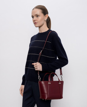 Peserico Burgundy leather Itinera bag A38391C0RCC880