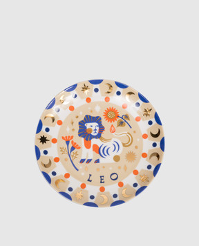 Bitossi Home Beige porcelain snack plate Leo AST00007