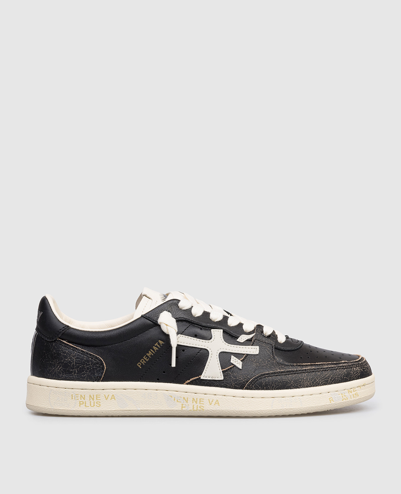 

Black leather sneakers Bskt Clay Premiata