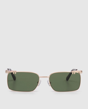 Off-White Gold sunglasses with OFF logo OW2031765559