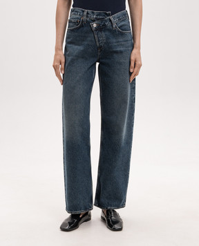 AGOLDE Arc Criss Cross Blue Jeans A3171254