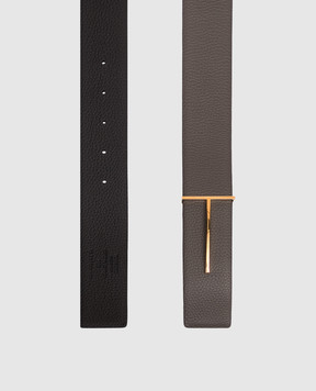 Tom Ford Brown leather reversible belt TB331LCL236G