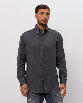 Brunello Cucinelli Gray cashmere shirt MY6120038