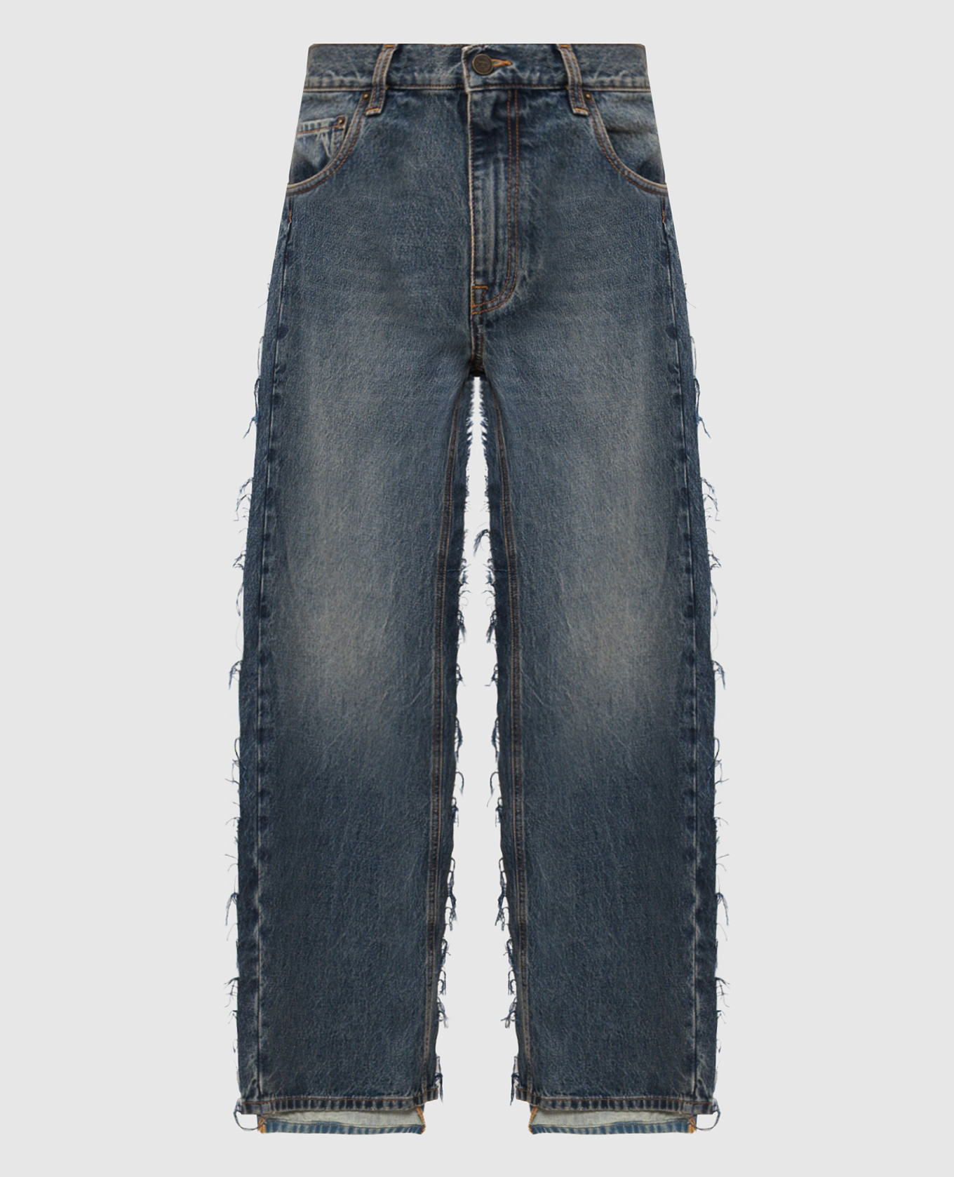 

Blue jeans with a worn effect Vetements