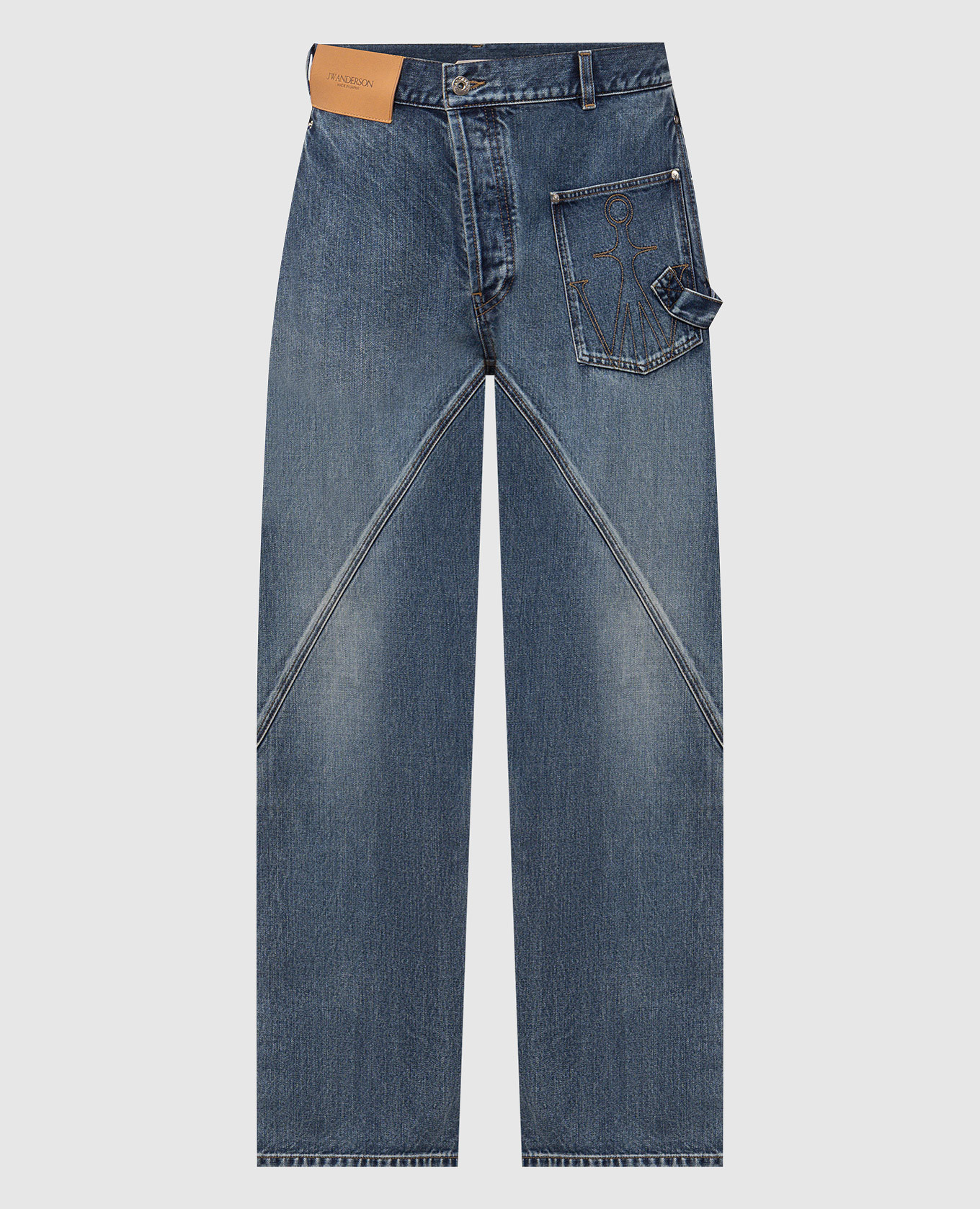 Twisted Workwear blue jeans