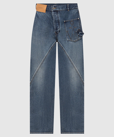 Twisted Workwear blue jeans