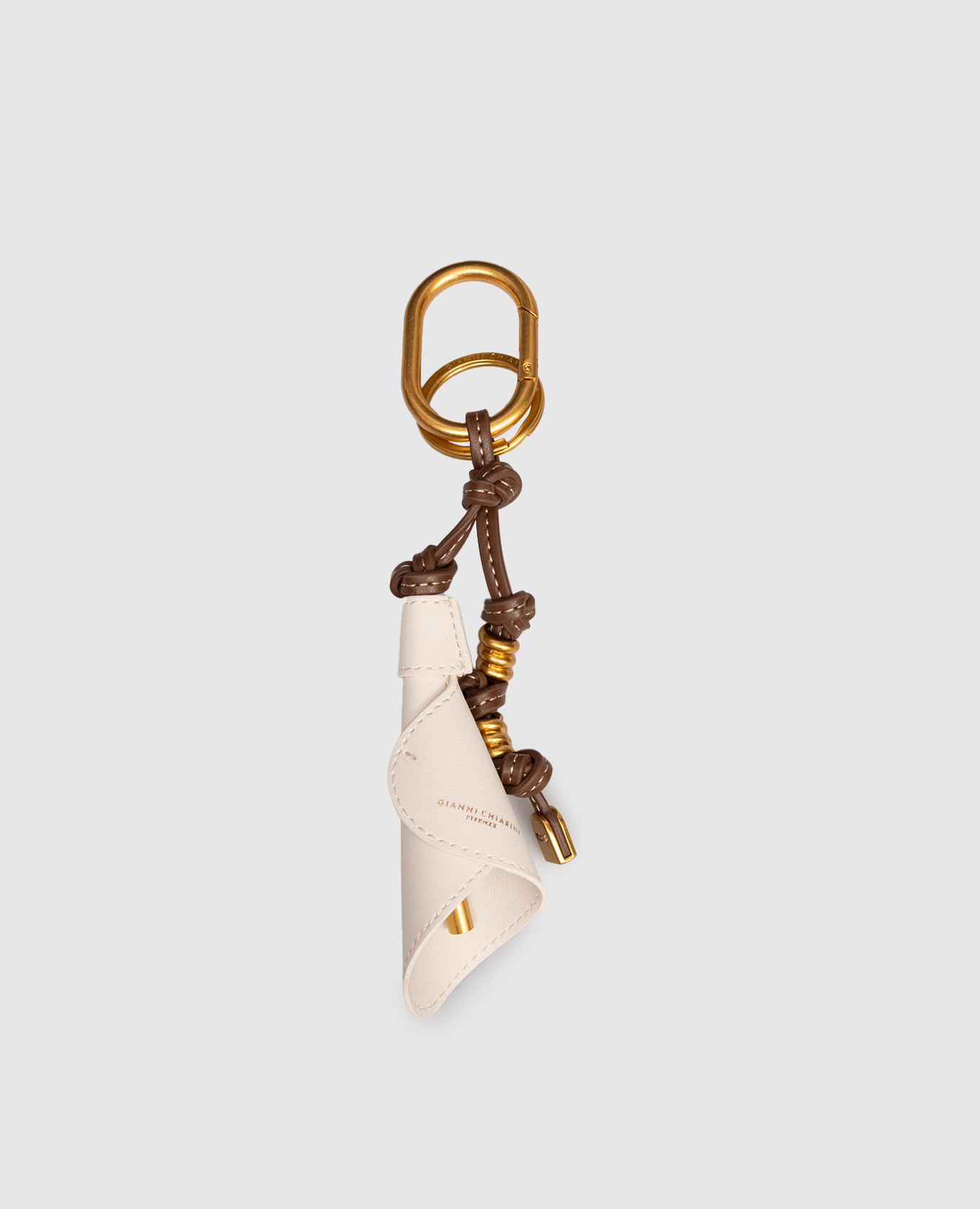 

White Calla flower bag keychain Gianni Chiarini