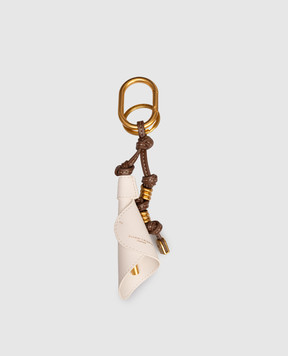 Gianni Chiarini White Calla flower bag keychain PCCALLA03