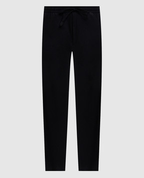 Canali Black wool pants AN04763U97003