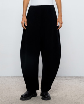 BOBOUTIC Black wool and cashmere pants 5136