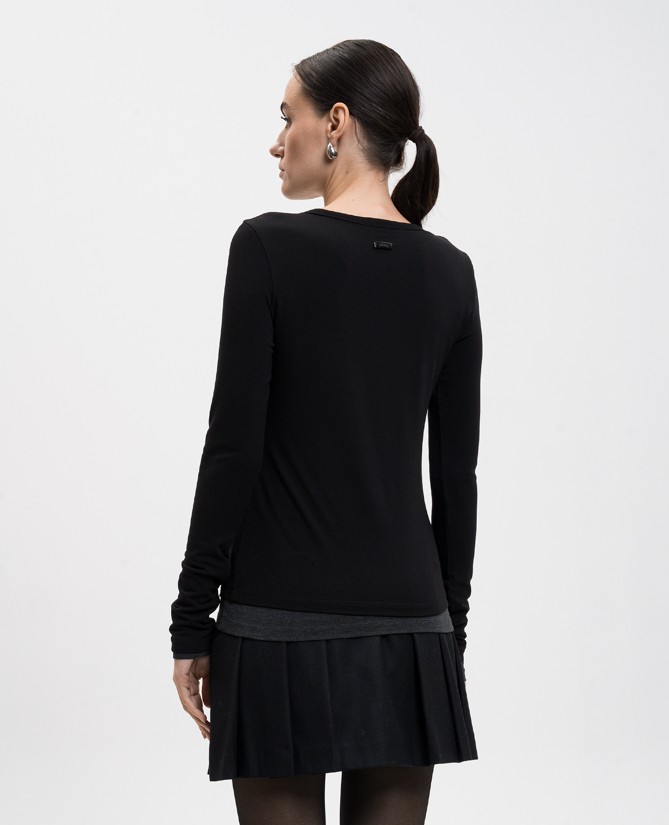Black long sleeve with logo Juun.j 4