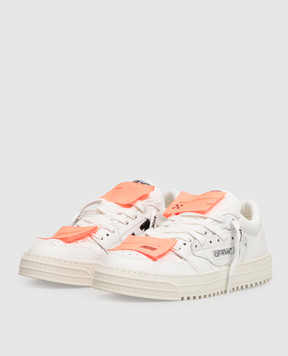 Off-White White 3.0 Court combo sneakers with branded patches W28EC9L001