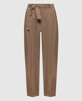 Jacob Lee Brown wool pants WP0011SS26MT
