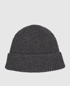 Ami Paris Children's gray wool hat KBO011018