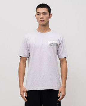 Off-White Cupid Tape grey melange t-shirt 44MAA027F5J00B