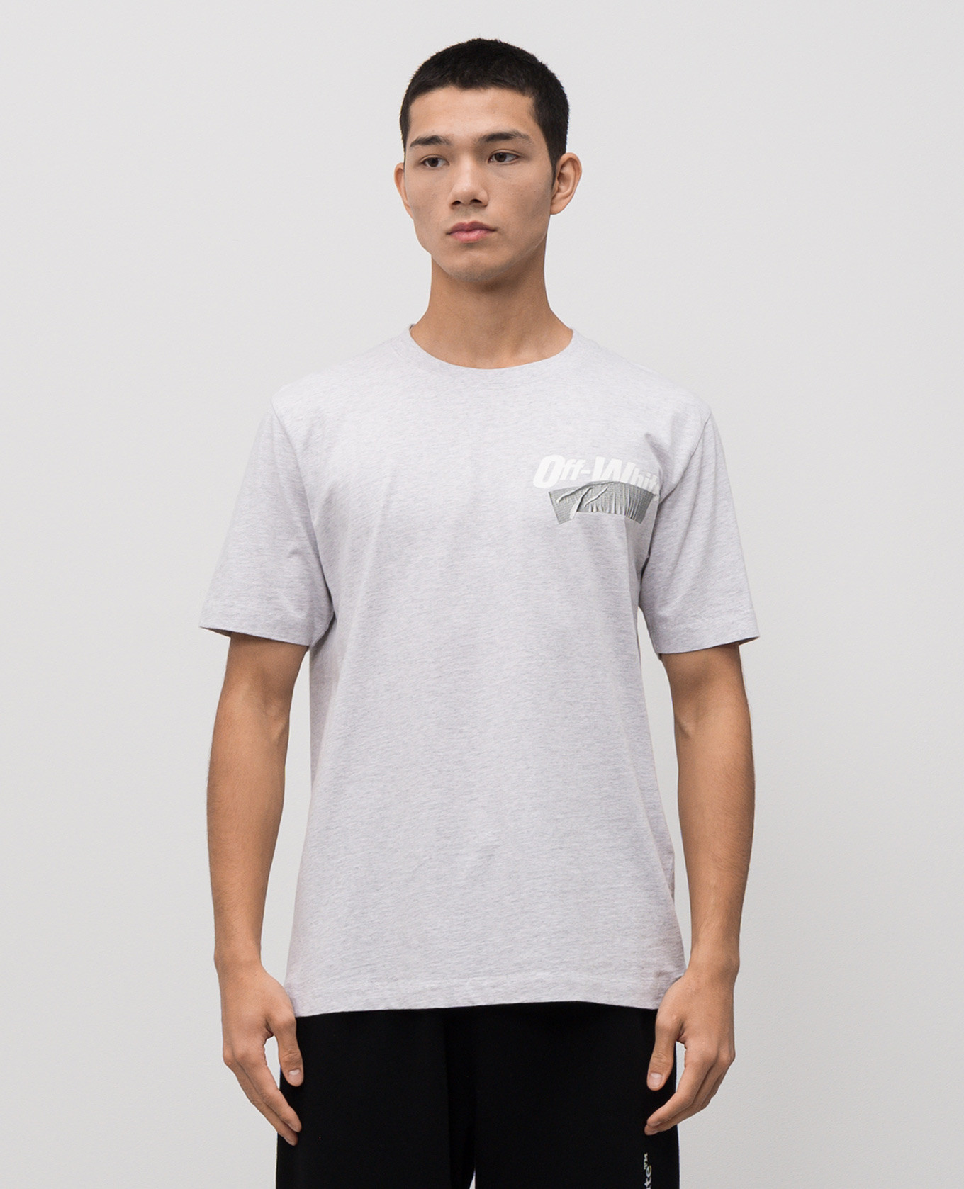 

Cupid Tape grey melange t-shirt Off-White