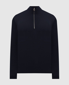 Stefano Ricci Blue cashmere sweater W505003L24W26303