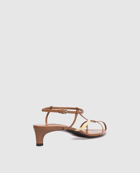 Jil Sander Brown leather sandals J15WP0129P6422