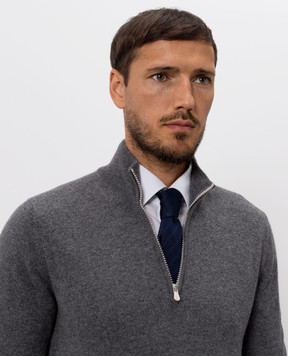 Brunello Cucinelli Blue silk tie MY8640018