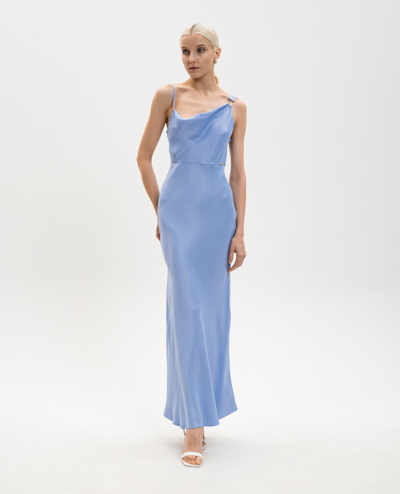 

Blue midi dress Twinset, Light blue