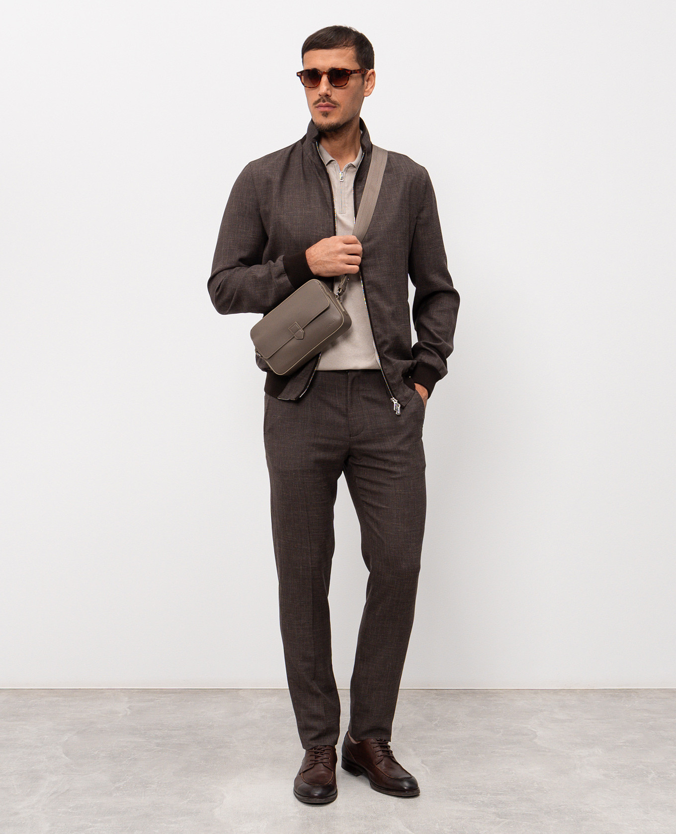Beige polo with silk Cashmere&Whiskey 2