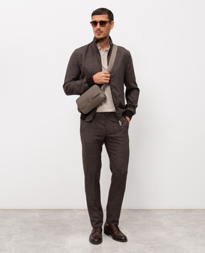 Cashmere&Whiskey Beige polo with silk M54251031