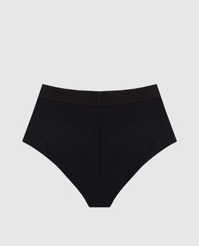 Tom Ford Black high-rise panties with logo pattern KNJ008JEX011
