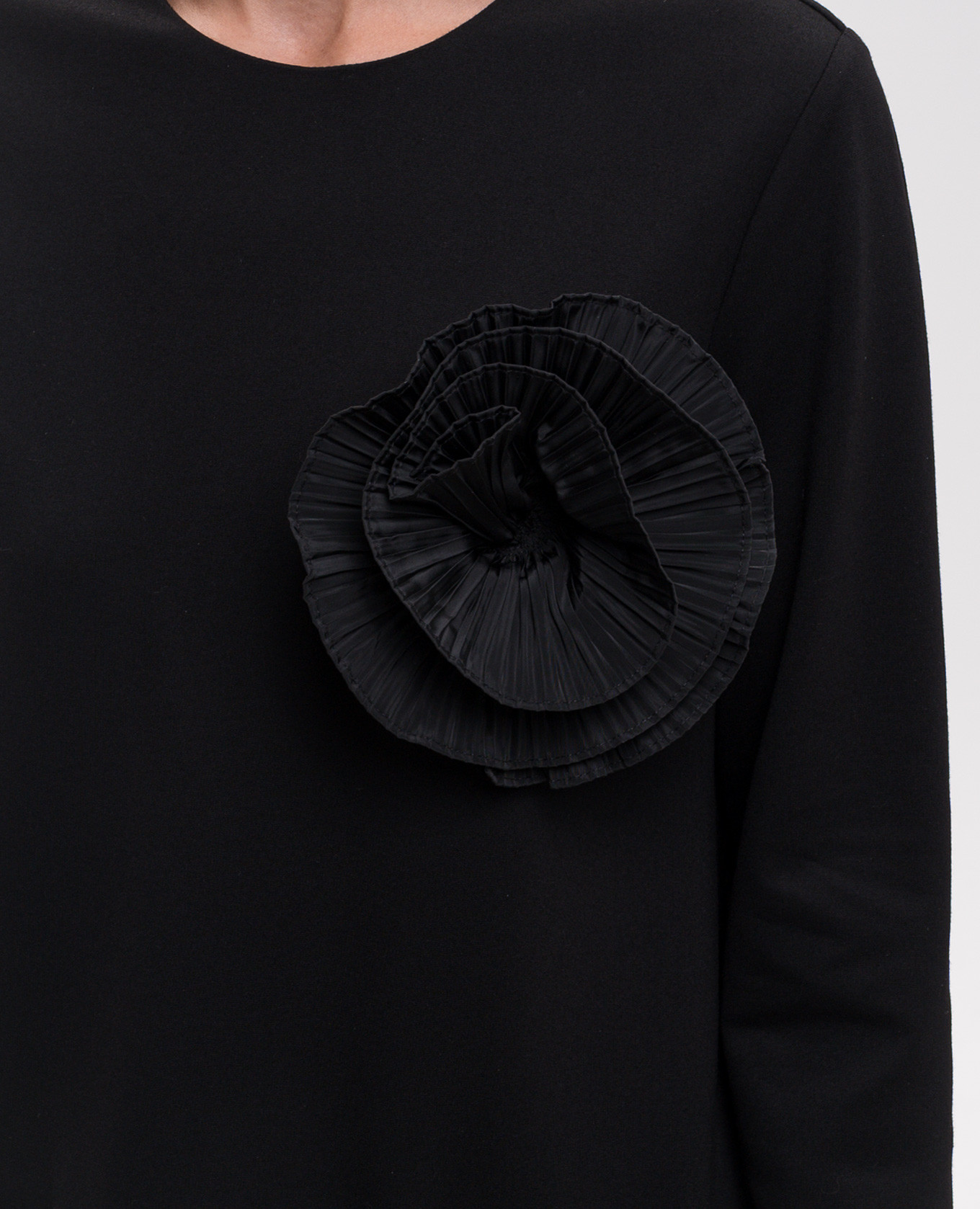 Black dress with ruffles Twinset 5