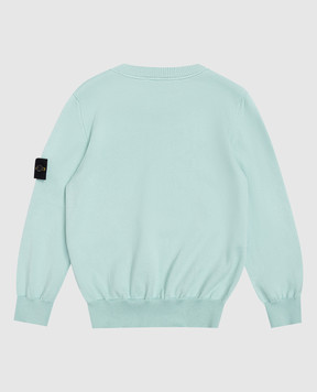 Stone Island Children's green jumper with logo L1S165100001S00B268