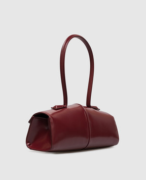 Jil Sander Burgundy leather bag Linea J08ZH0104P9054