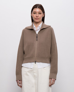 Brunello Cucinelli Brown cardigan M19264106P