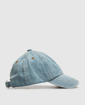 Ami Paris Children's blue cap with embroidery KCP288DE0140