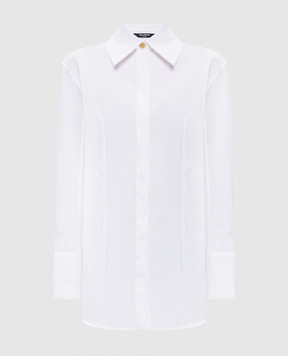 Balmain White long shirt GF1HS460CG22