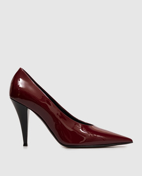 Givenchy Burgundy patent leather shoes BE405UE1K6