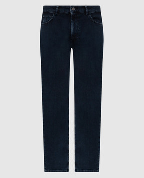 Trussardi Blue jeans with embroidered emblem P403H704871NMJ380D31