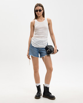 AGOLDE Parker Long Blue Denim Shorts A90101885