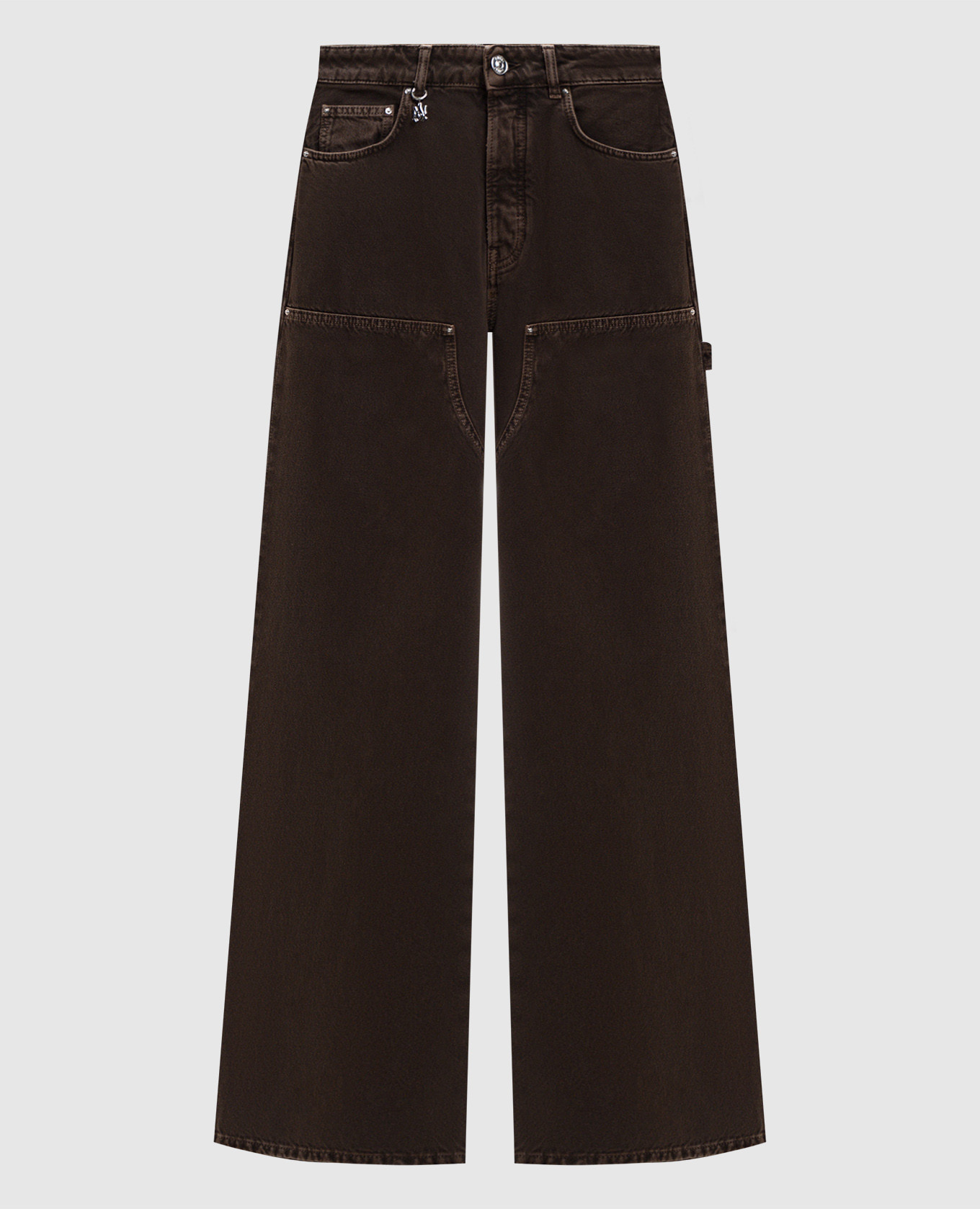 

CARPENTER brown jeans with logo patch AMIRI