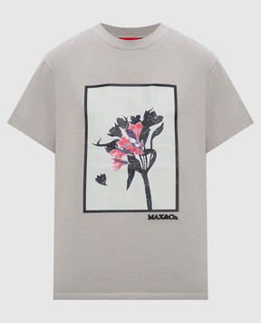 Max & Co Gnuno gray T-shirt with print MCOOGNUNO