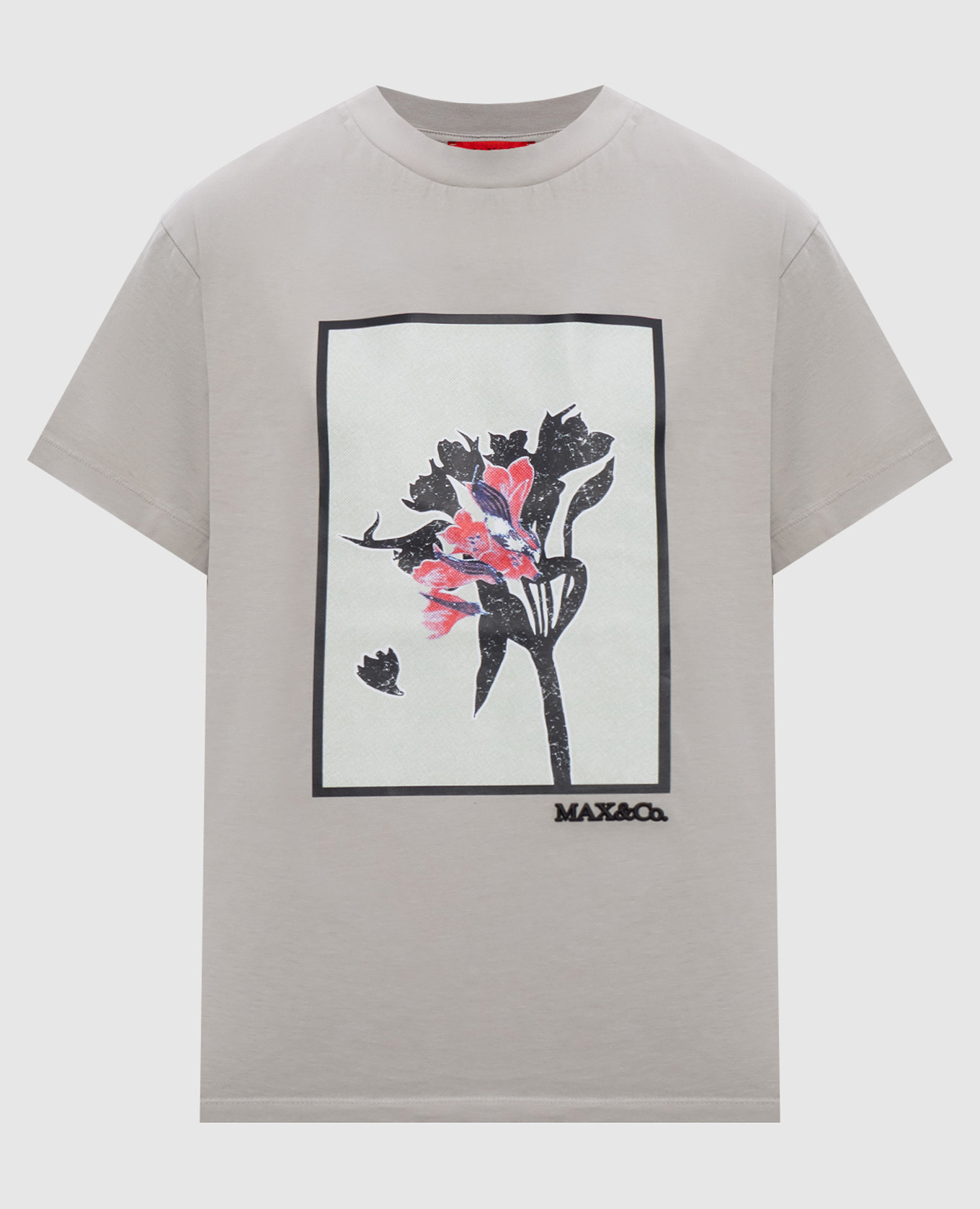 Gnuno gray T-shirt with print