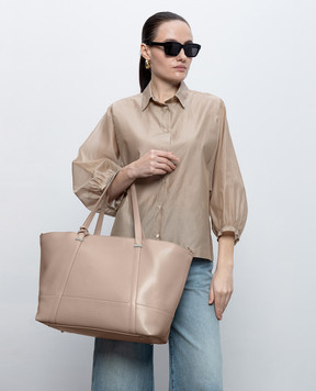 Peserico Itinera beige leather tote bag S38381C0RCC831