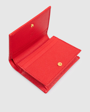 Valentino Red leather wallet VLogo 9W2P0AJ3SNP